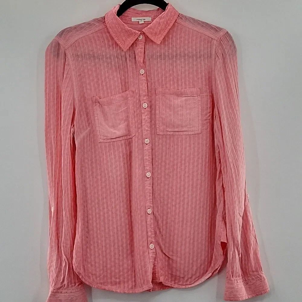 3 For$20Â MauricesâPinkâbuttonâdownâshirtâXS